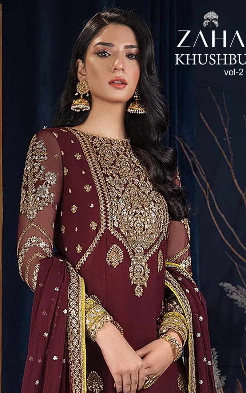 ZAHA KHUSHBU VOL 2 Wholesale Pakistani Salwar Suits