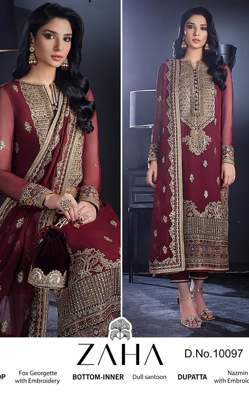 ZAHA KHUSHBU VOL 2 Wholesale Pakistani Salwar Suits