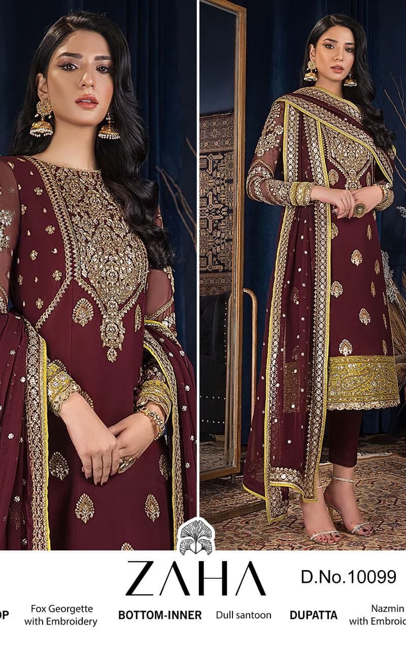 ZAHA KHUSHBU VOL 2 Wholesale Pakistani Salwar Suits