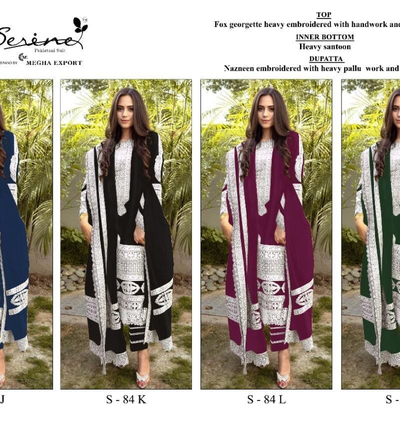 Serine D No S-84 Wholesale Pakistani Salwar Suits