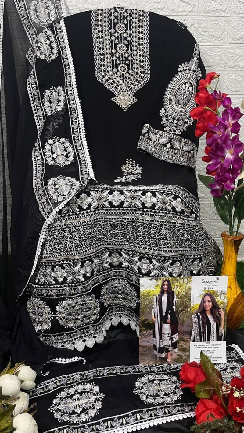 Serine D No S-84 Wholesale Pakistani Salwar Suits