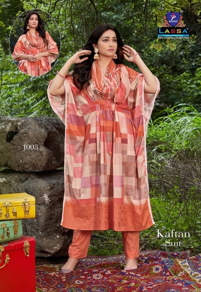 AP Lassa Kaftan Suit Vol 1 Wholesale Cotton Dress Material