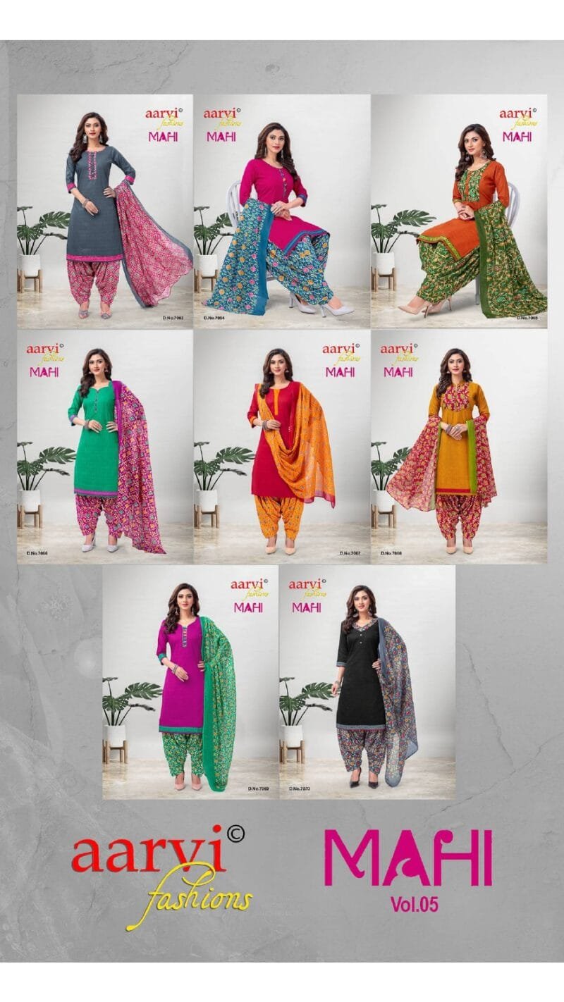 Aarvi Mahi Vol 5 Readymade Collection