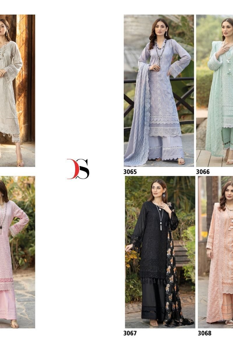 Adanlibas Chikankari Vol 23 Deepsy Pakistani Salwar Suits