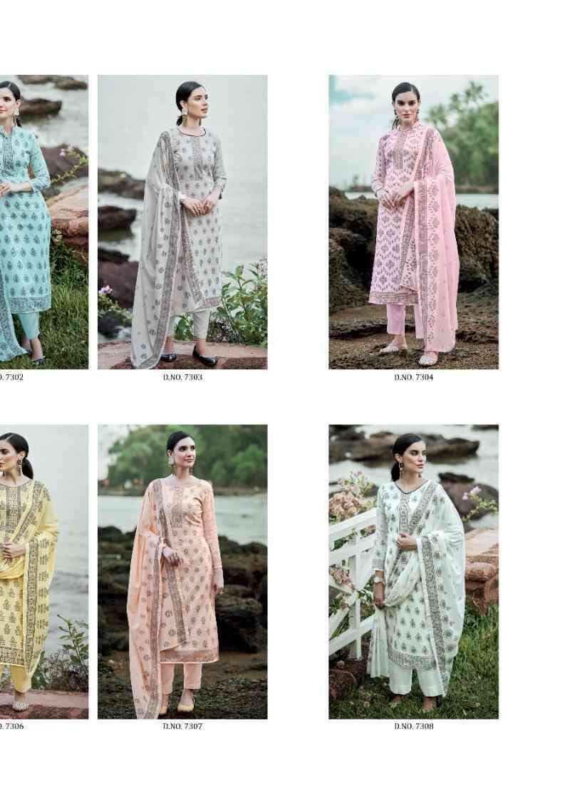 Adira Sargam Pure Cotton Printed With Foil Wholesale