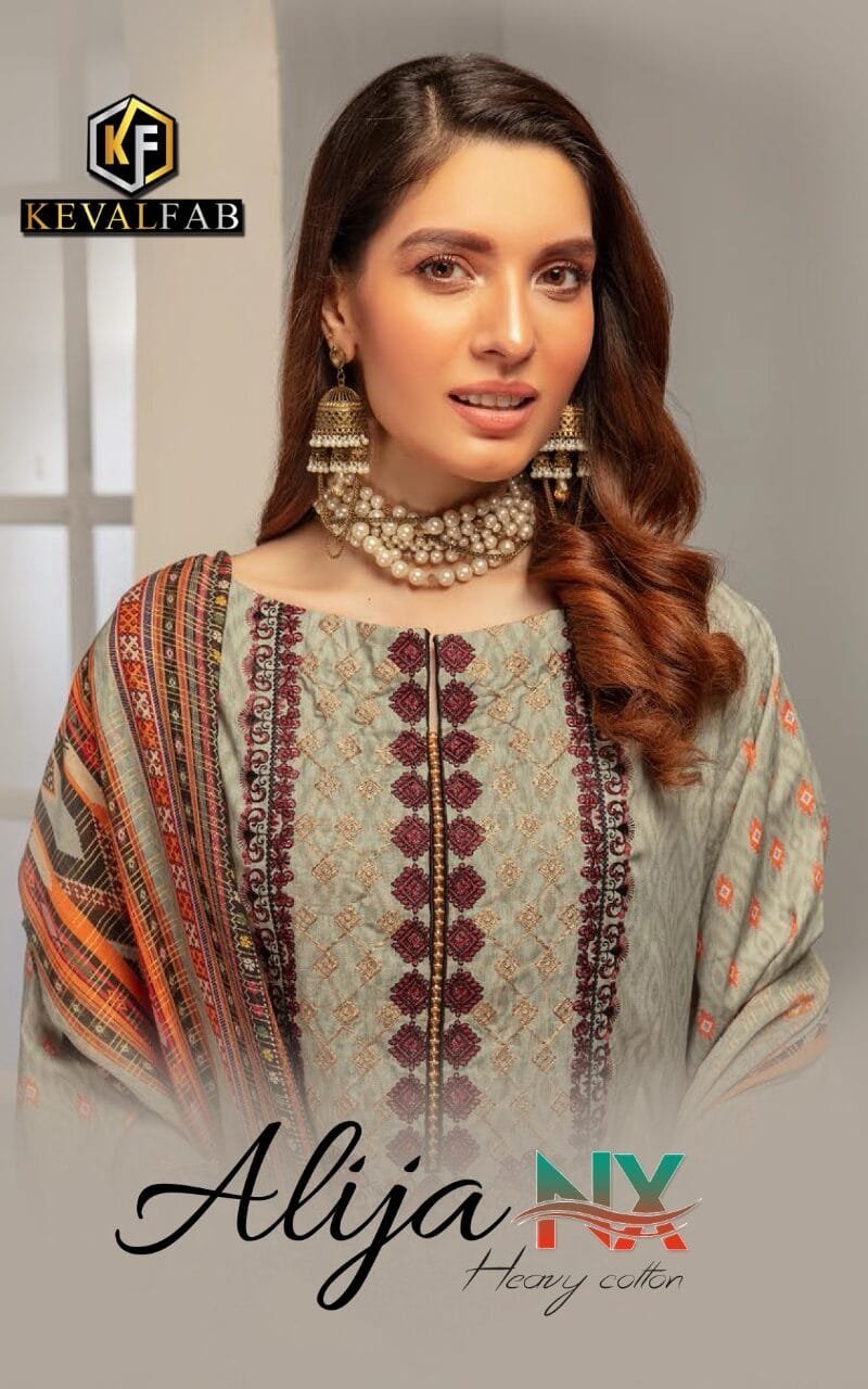 Alija Nx 9 Keval Fab Wholesale Cotton Dress Material