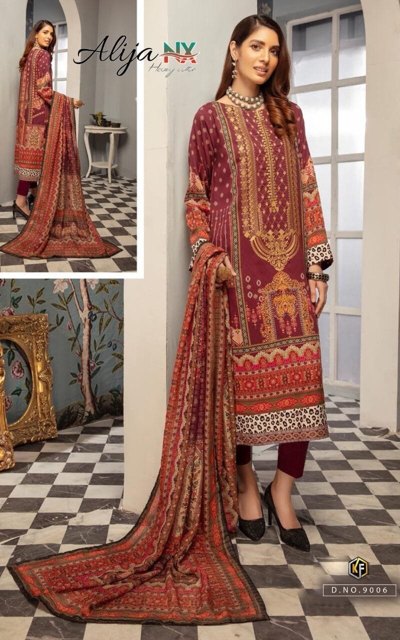 Alija Nx 9 Keval Fab Wholesale Cotton Dress Material