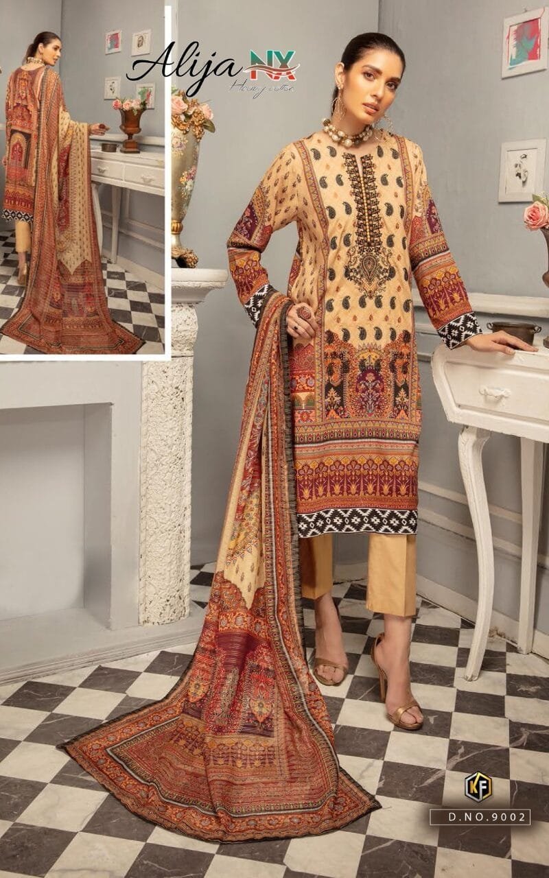 Alija Nx 9 Keval Fab Wholesale Cotton Dress Material