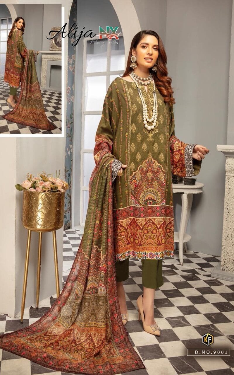 Alija Nx 9 Keval Fab Wholesale Cotton Dress Material