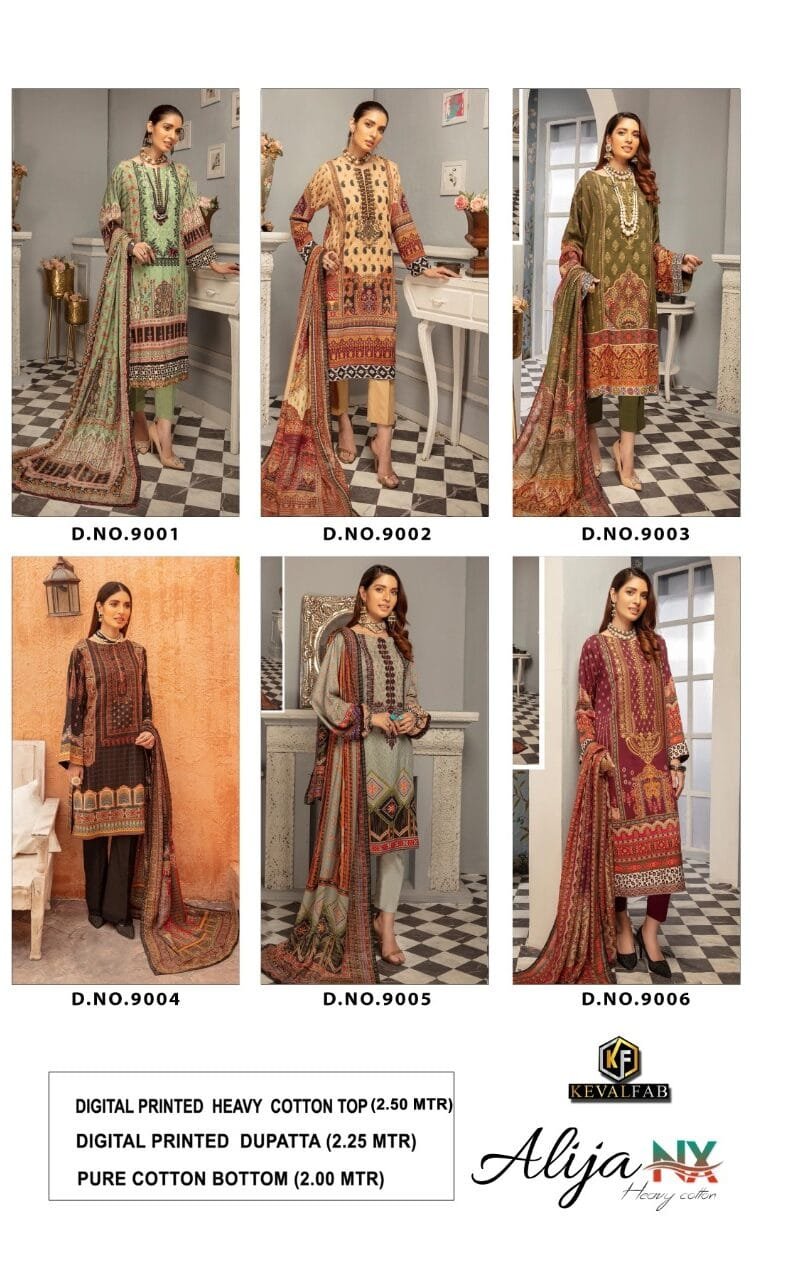 Alija Nx 9 Keval Fab Wholesale Cotton Dress Material
