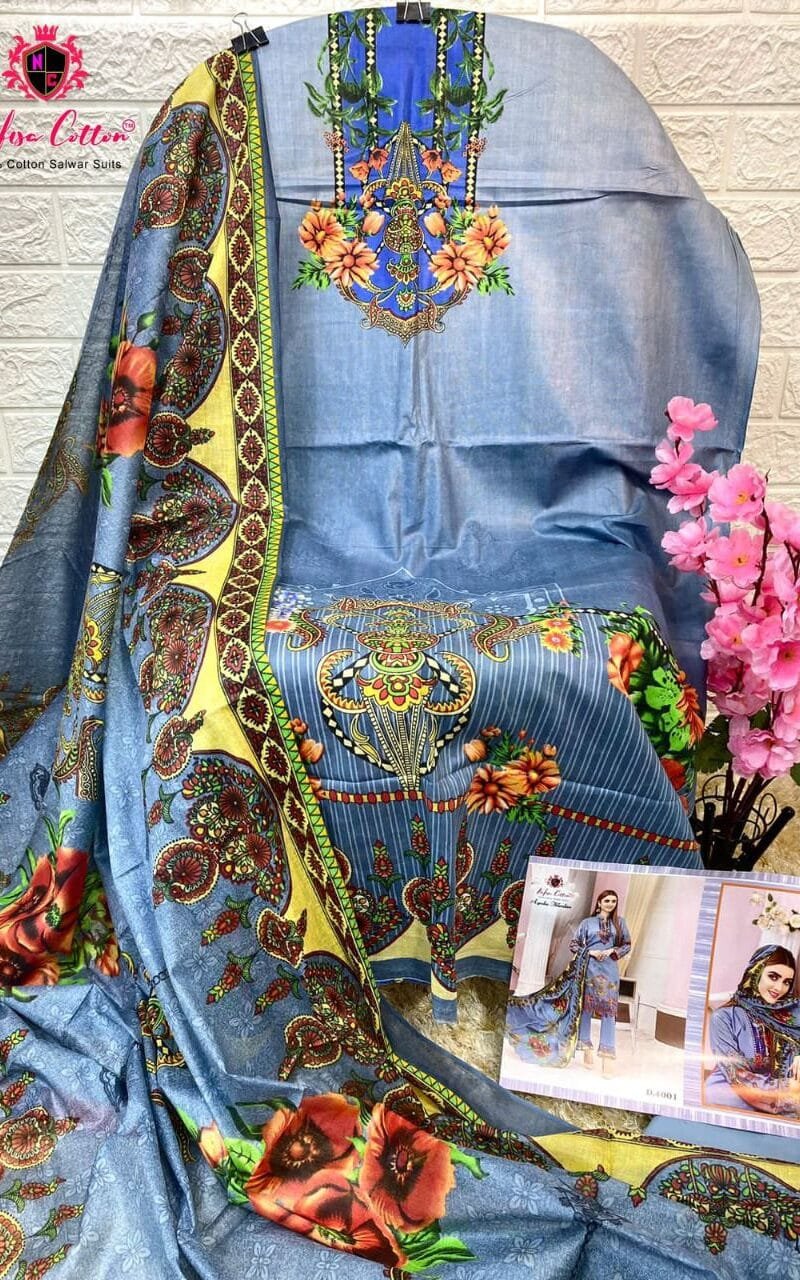 Ayesha Ibhrahim Karachi Cotton Vol 4 Nafisa Cotton