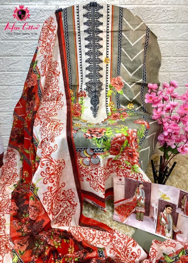 Ayesha Ibhrahim Karachi Cotton Vol 4 Nafisa Cotton