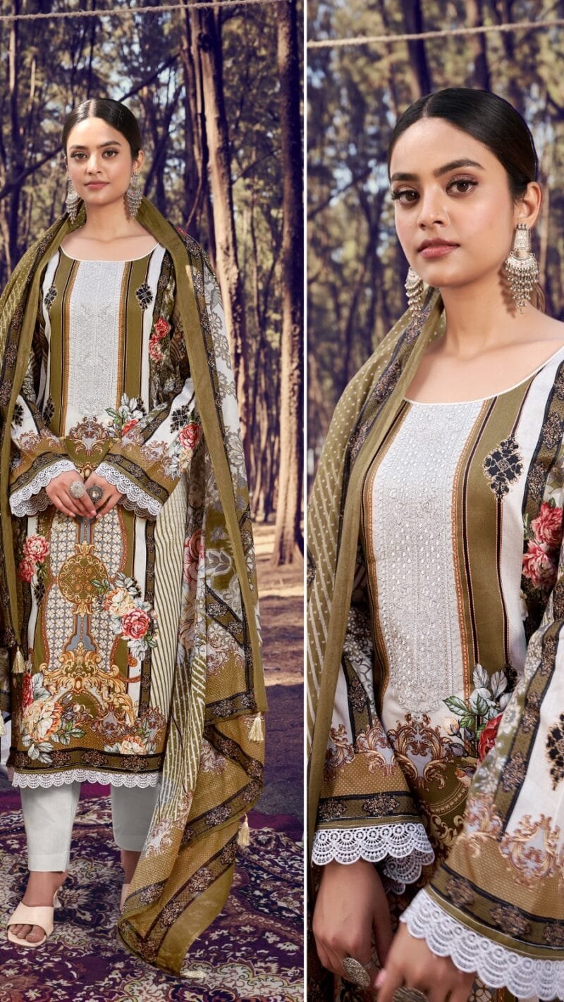 Aza Digital Hermitage Pakistani Cotton Wholesale Dress Material