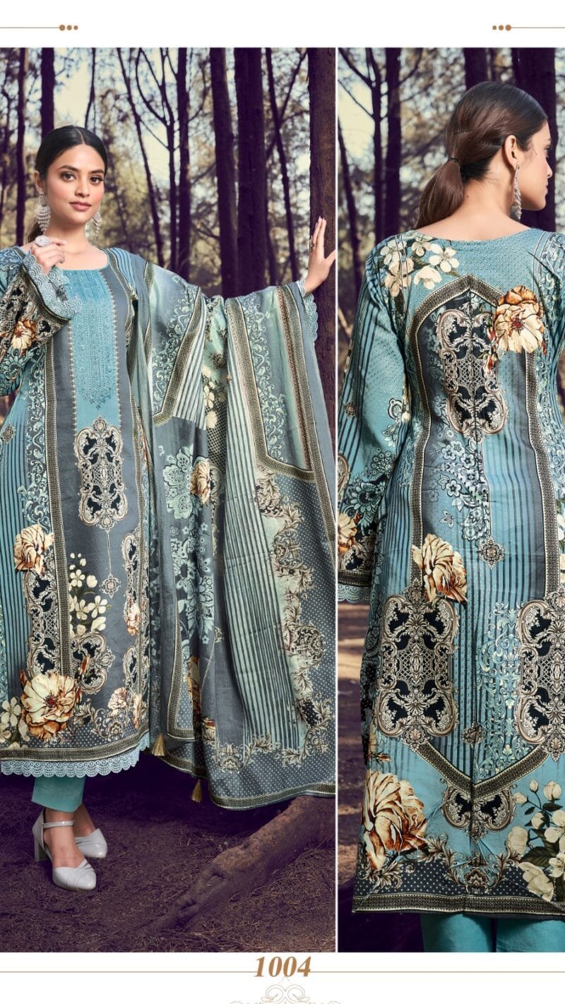 Aza Digital Hermitage Pakistani Cotton Wholesale Dress Material