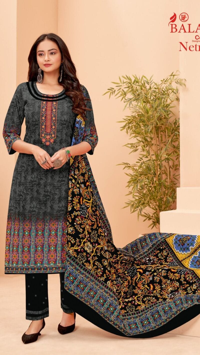 Balaji Netra Vol 2 Wholesale Cotton Dress Material