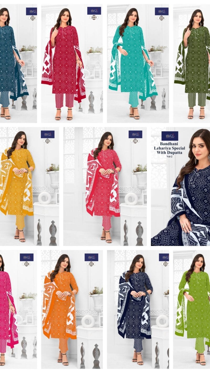 Bandhani Lehriya Special With Dupatta Vol 2 Suryajyoti
