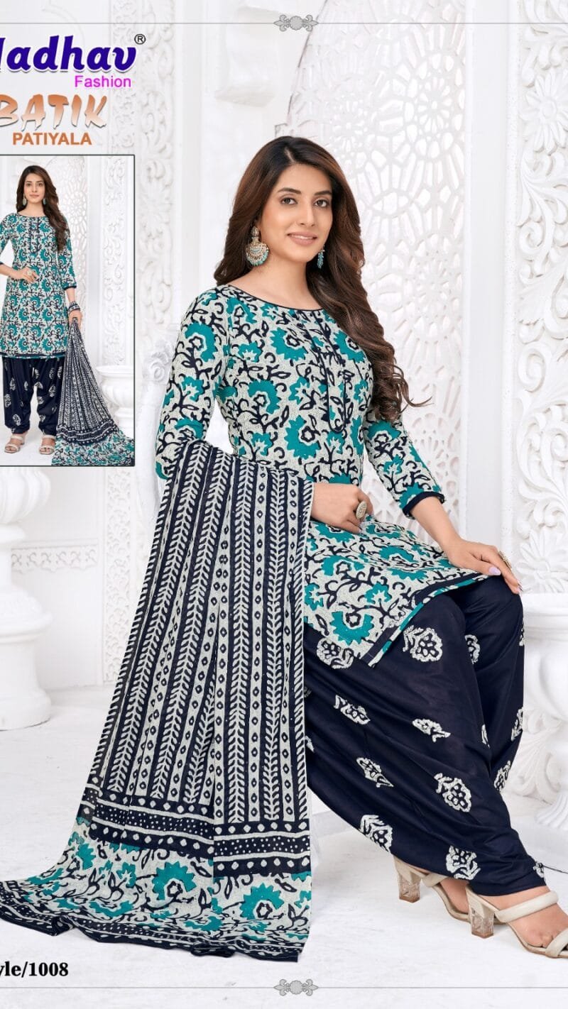Batik Patiyala Vol 1 Madhav Fashion Wholesale Cotton Dress Material