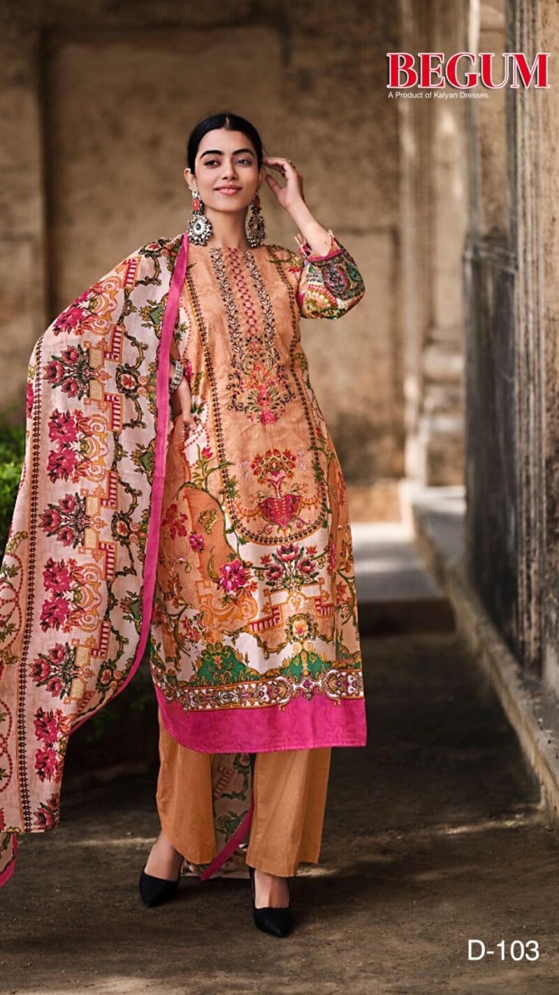 Begum Vol 1 Kalyan Dresses Wholesale Cotton Dress Material