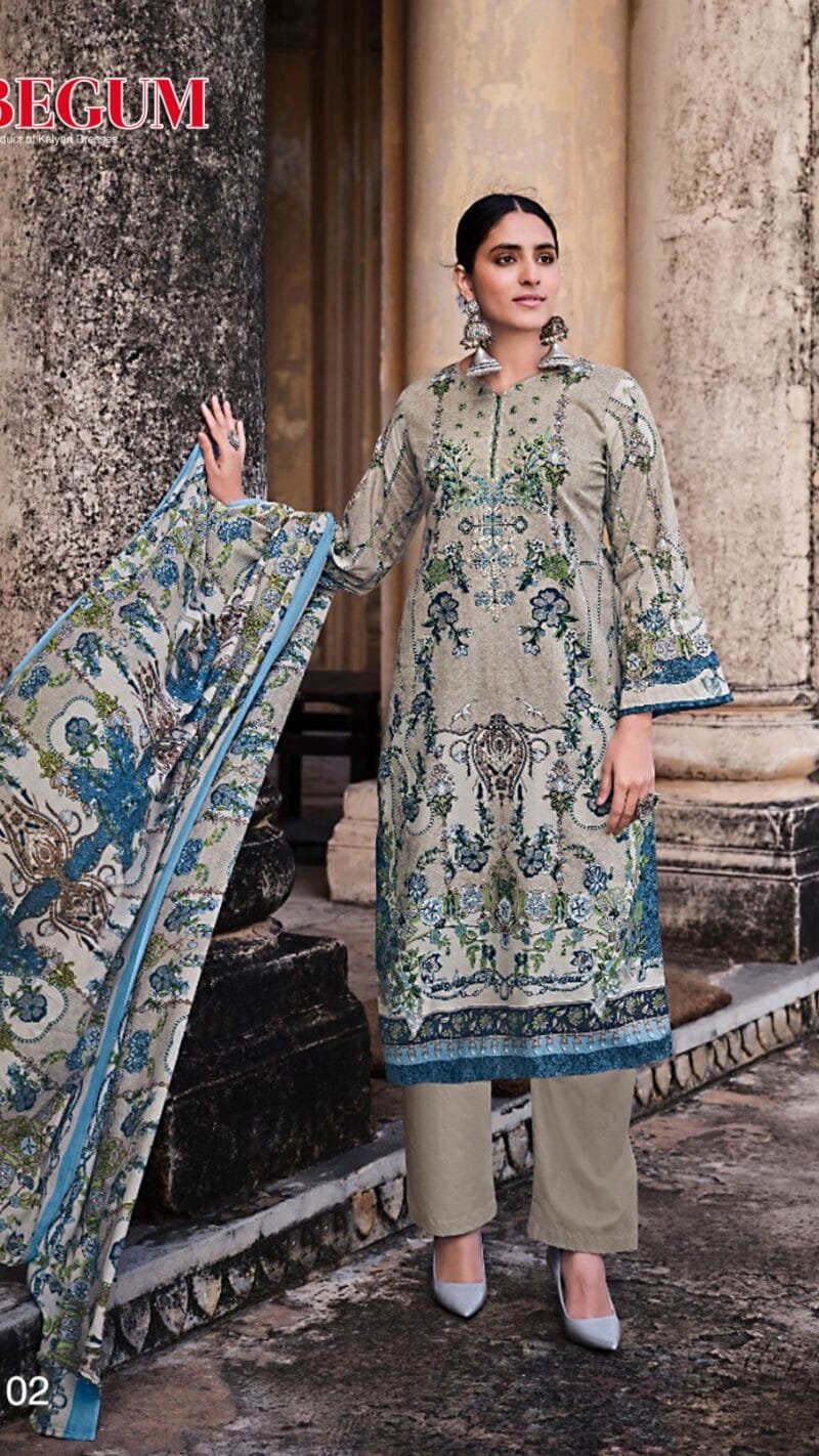 Begum Vol 1 Kalyan Dresses Wholesale Cotton Dress Material