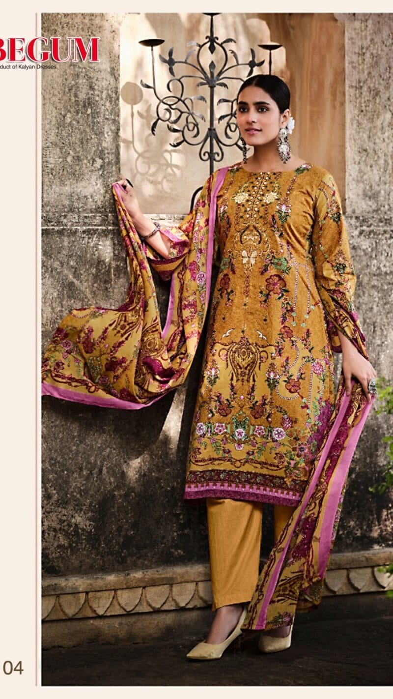 Begum Vol 1 Kalyan Dresses Wholesale Cotton Dress Material