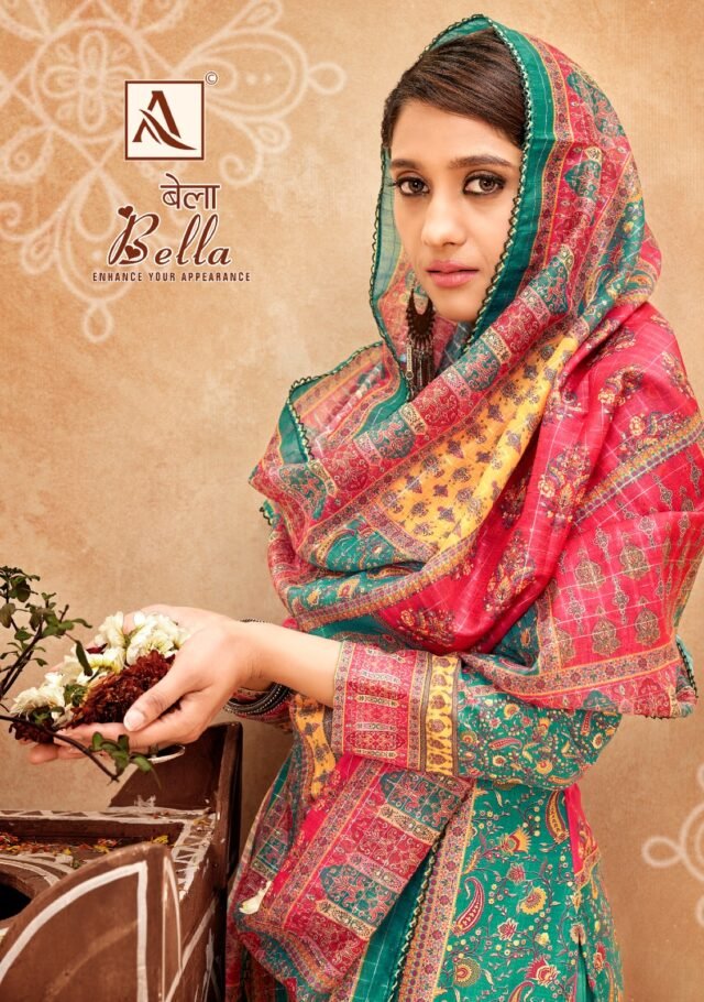 Bella Alok Suit Pure Muslin Designer Print Wholesale Salwar Kameez