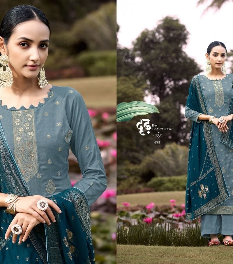 Benz Naari Viscous Jacard Muslin Top With Viscous Jacard Dupatta