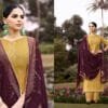 Benz Naari Viscous Jacard Muslin Top With Viscous Jacard Dupatta
