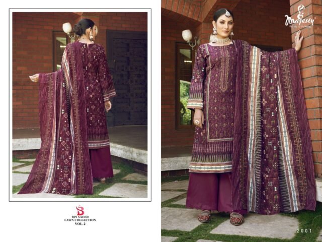 Bin Saeed Lawn Collection Vol 2 Majesty Pakistani Salwar Suits