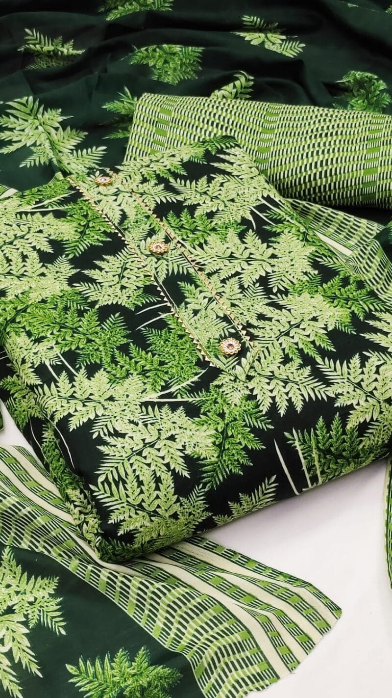 Buy Cotton Exclusive Dress Material Suit For Women