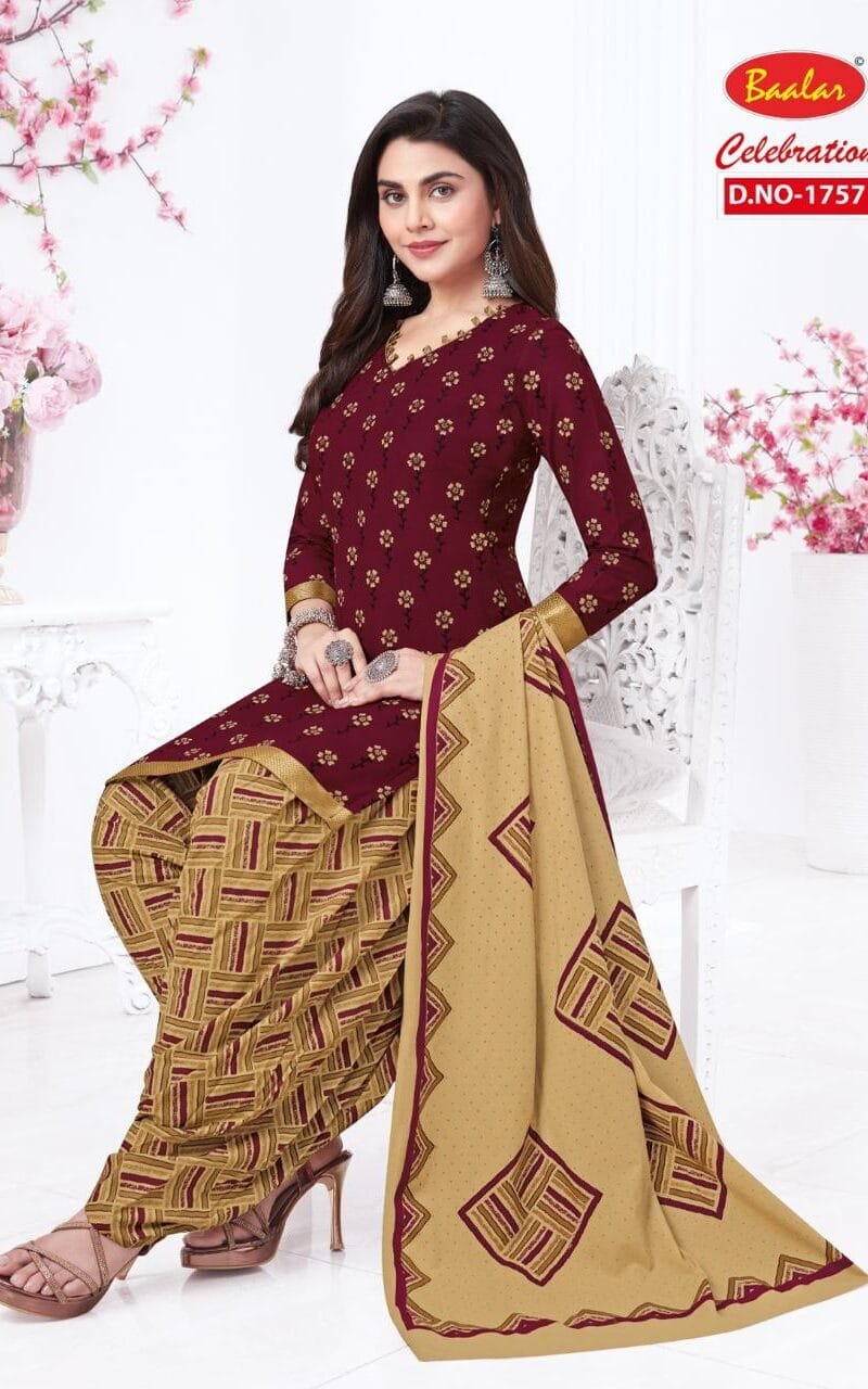 Celebration Patiyala Vol 17 Baalar Wholesale Cotton Dress Material