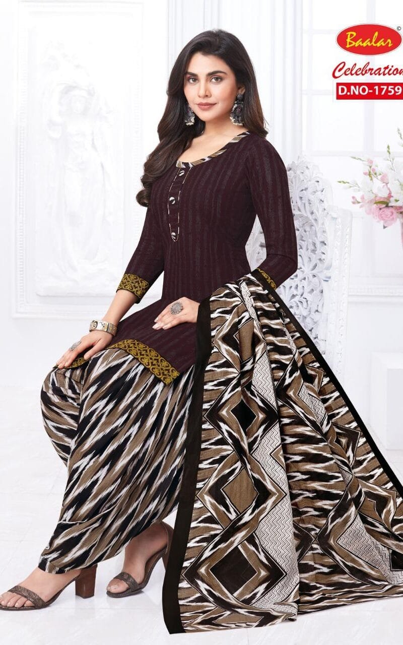 Celebration Patiyala Vol 17 Baalar Wholesale Cotton Dress Material