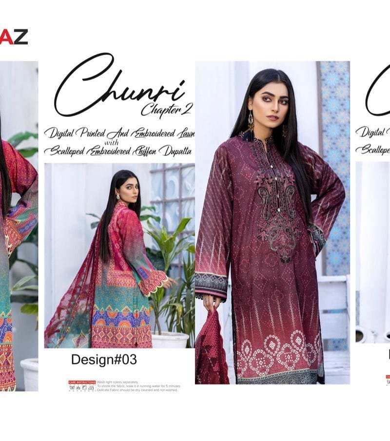 Chunari Tanishk Pakistanl Digital Print Wholesale Dress Material