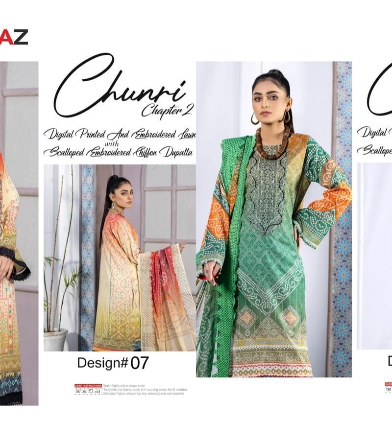 Chunari Tanishk Pakistanl Digital Print Wholesale Dress Material