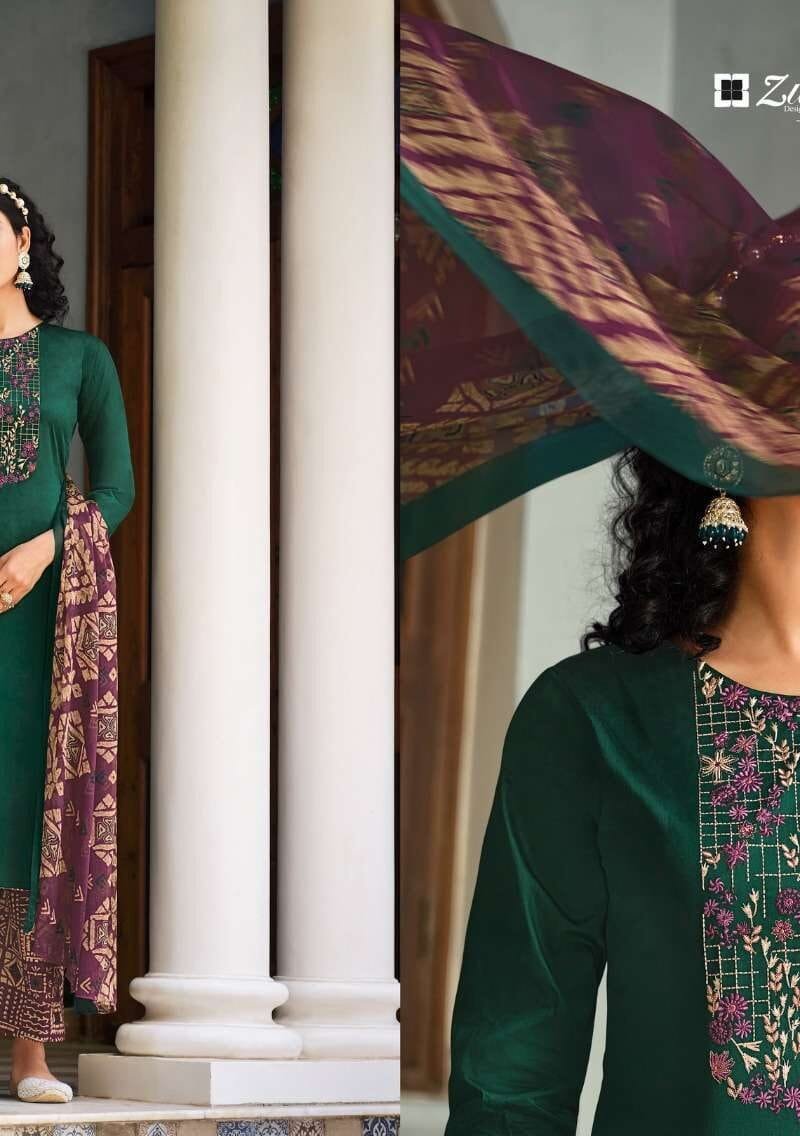 Damini Zulfat Designer Suits Wholesale Cotton Dress Material