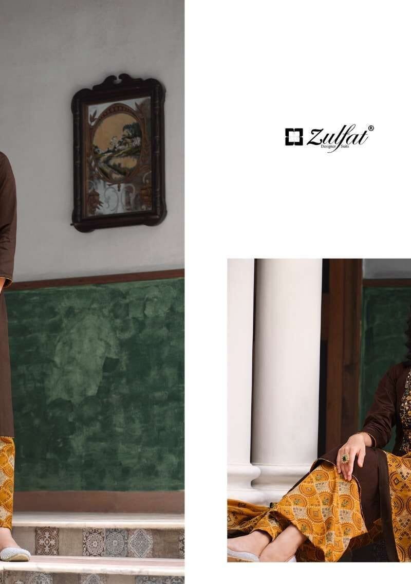 Damini Zulfat Designer Suits Wholesale Cotton Dress Material