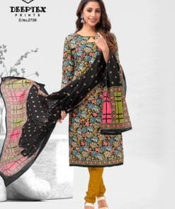 Deeptex Chief Guest Vol-27 The Elegant Lady Wholesale Cotton Dress Material