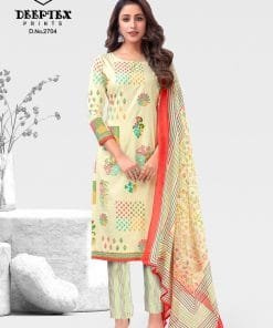 Deeptex Chief Guest Vol-27 The Elegant Lady Wholesale Cotton Dress Material
