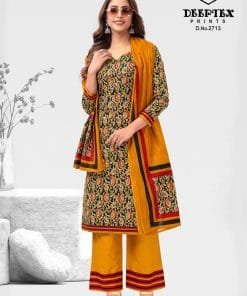Deeptex Chief Guest Vol-27 The Elegant Lady Wholesale Cotton Dress Material
