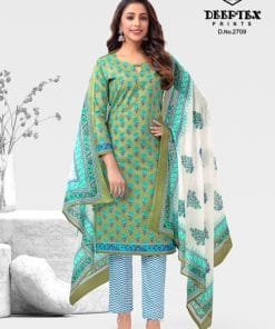 Deeptex Chief Guest Vol-27 The Elegant Lady Wholesale Cotton Dress Material