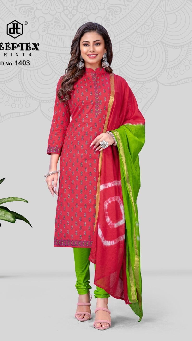 Deeptex Tradition Vol 14 Wholesale Cotton Dress Material