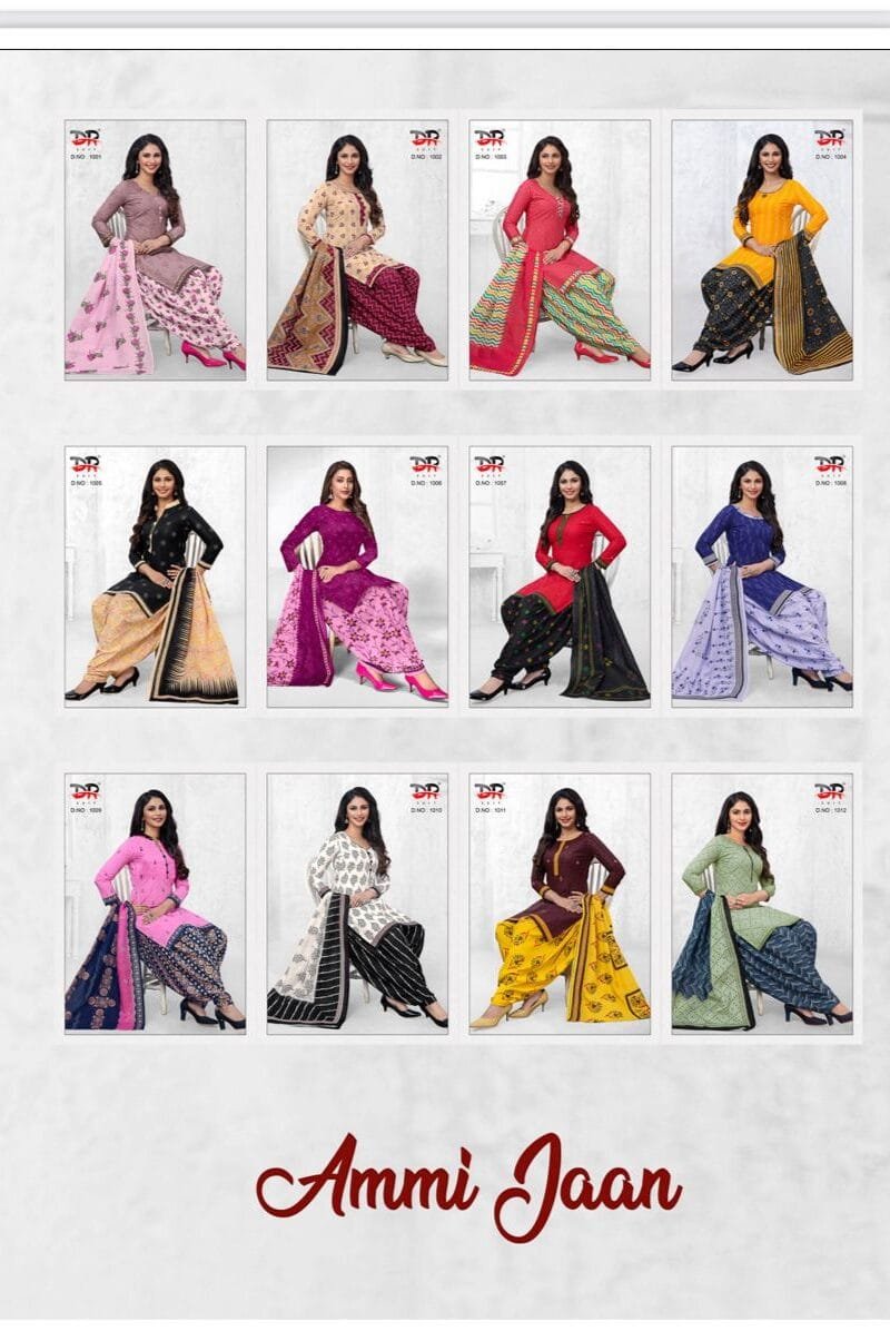 Dr Ammi Jaan Wholesale Cotton Dress Material