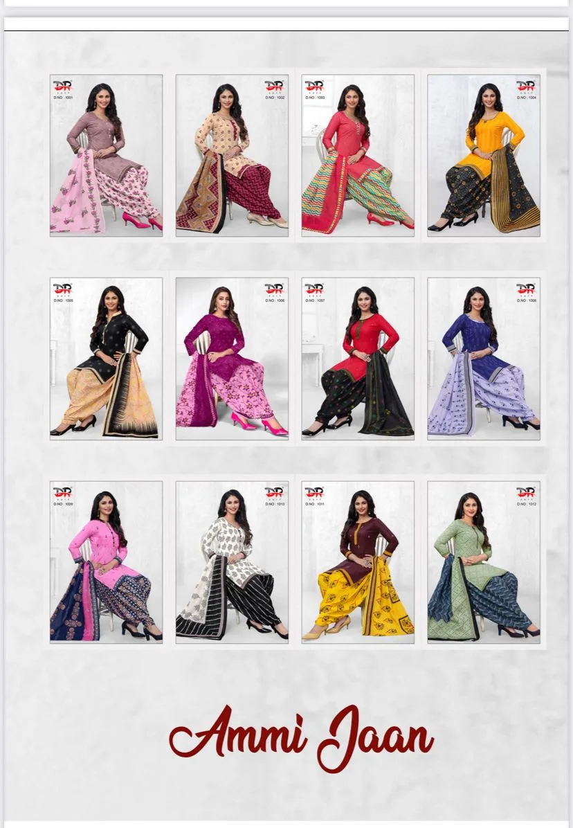 Dr Ammi Jaan Wholesale Cotton Dress Material