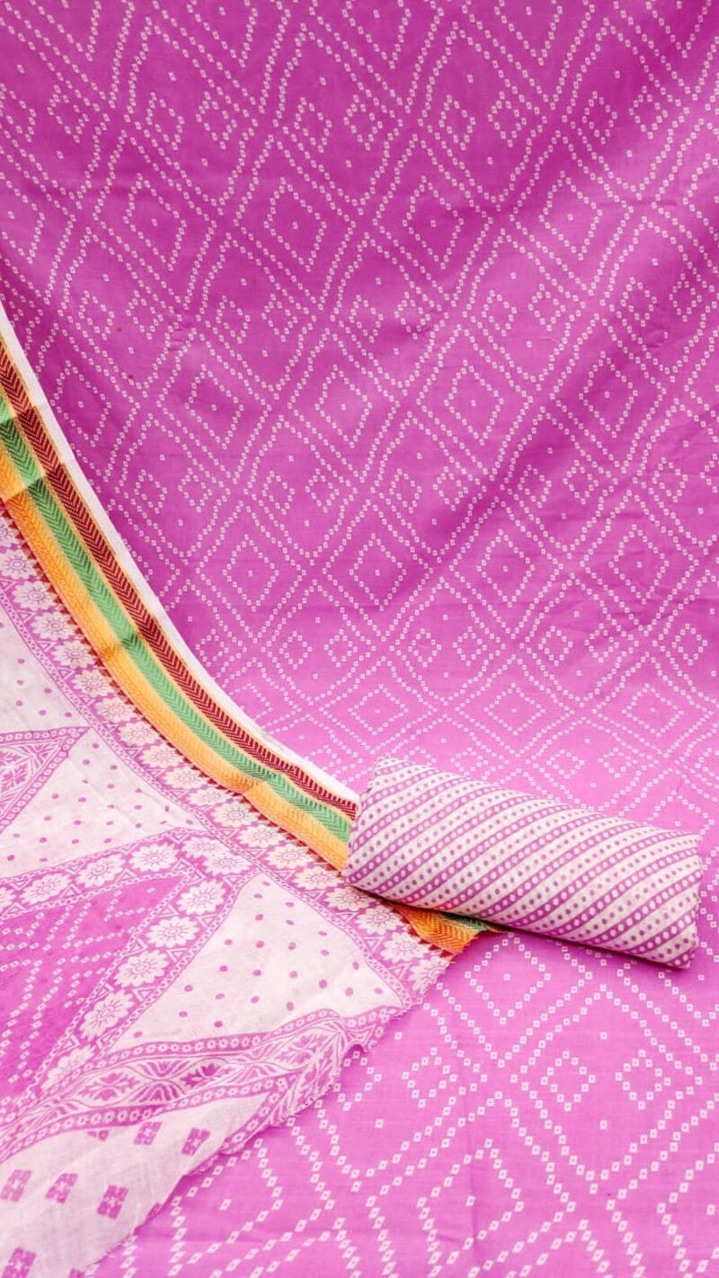 Dress Material Suit For Women Mal Mal Cotton Print