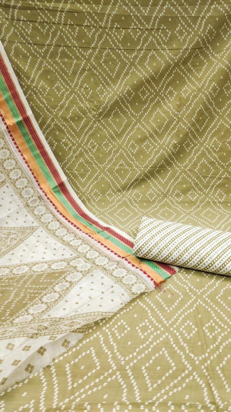 Dress Material Suit For Women Mal Mal Cotton Print