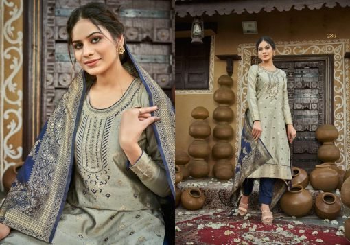 Ekanj Pc Banaras Vol 1 Banarasi Silk Wholesale Dress Material