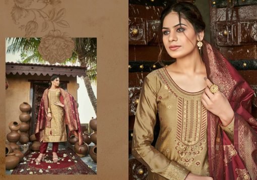 Ekanj Pc Banaras Vol 1 Banarasi Silk Wholesale Dress Material