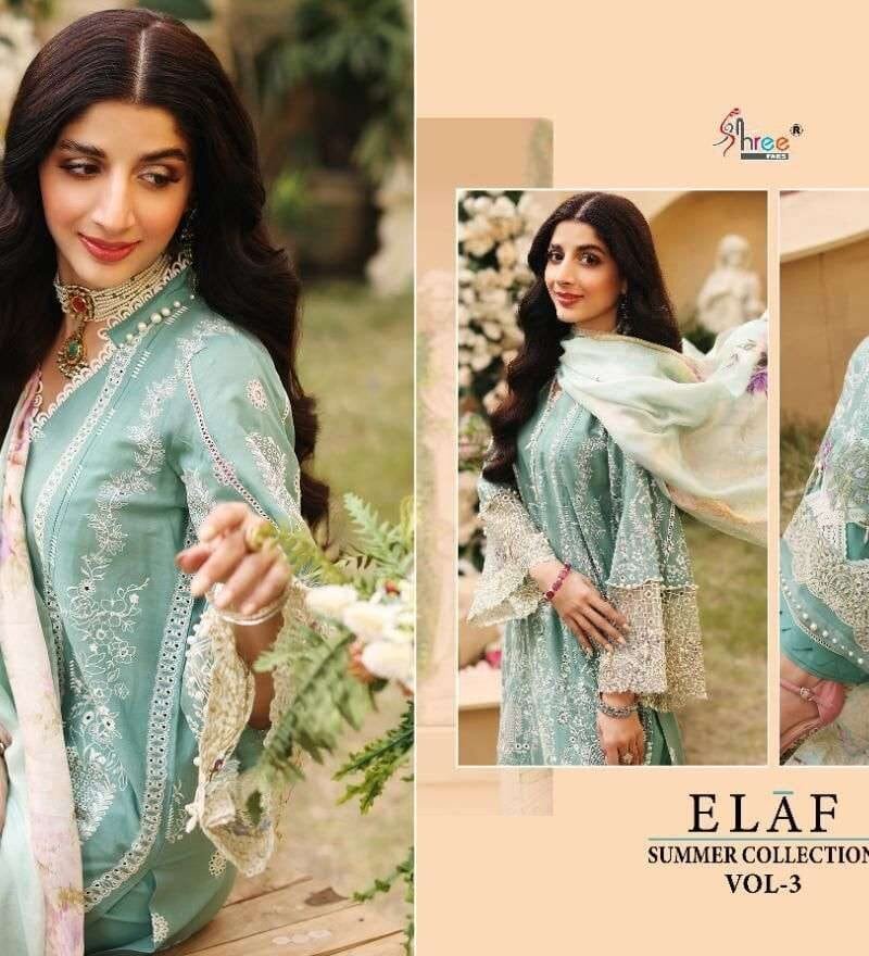 Elaaf Summer Collection Vol 3 Shree Fab Pakistani Salwar Suits