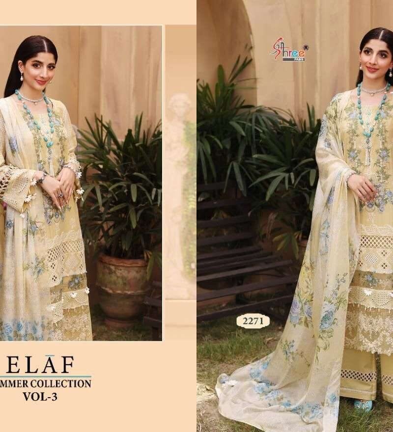 Elaaf Summer Collection Vol 3 Shree Fab Pakistani Salwar Suits