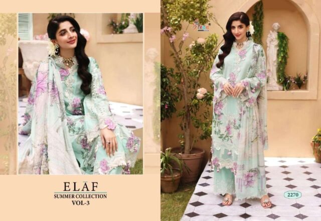Elaaf Summer Collection Vol 3 Shree Fab Pakistani Salwar Suits