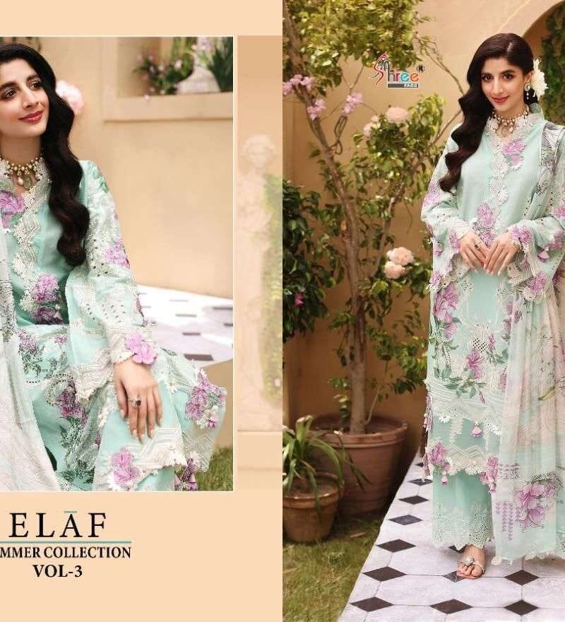 Elaaf Summer Collection Vol 3 Shree Fab Pakistani Salwar Suits